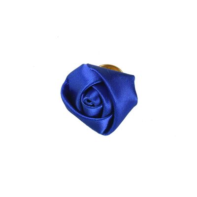 Tiekart men blue plain solids  lapel pin