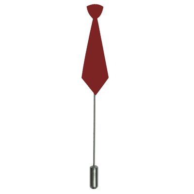 Tiekart men red lapel pin