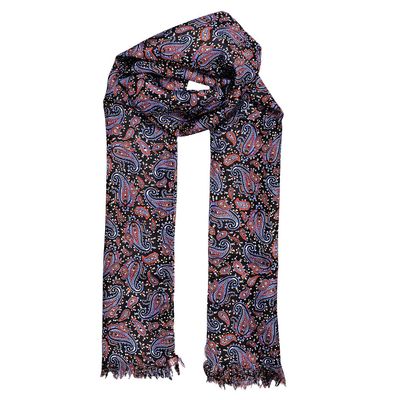 Tiekart men multi paisley silk scarf