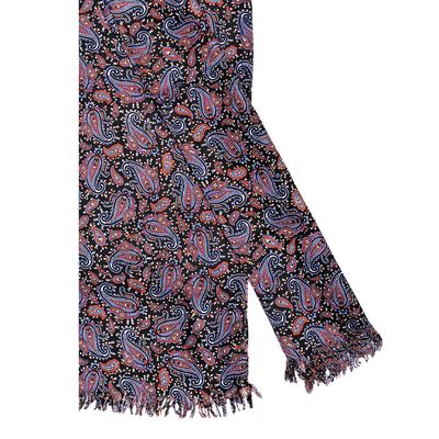 Tiekart men multi paisley silk scarf