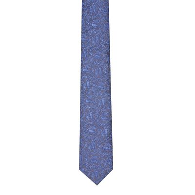 Tiekart men blue paisley  skinny slim tie