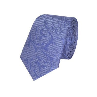 Tiekart men blue floral skinny slim tie