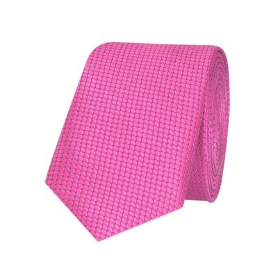 Tiekart men pink dotted  skinny slim tie