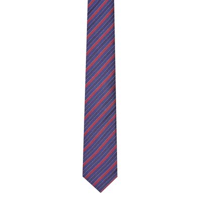 Tiekart men multi striped skinny slim tie