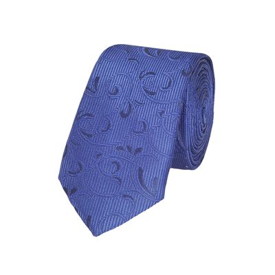 Tiekart men blue floral skinny slim tie