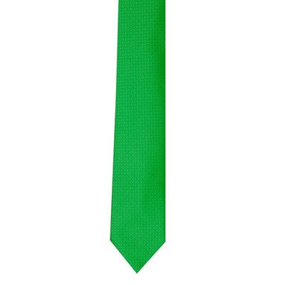 Tiekart men green plain solids  skinny slim tie