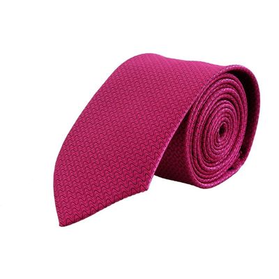 Tiekart men pink plain solids skinny slim tie