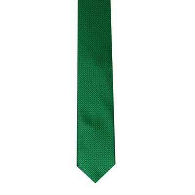 Tiekart men green plain solids  skinny slim tie