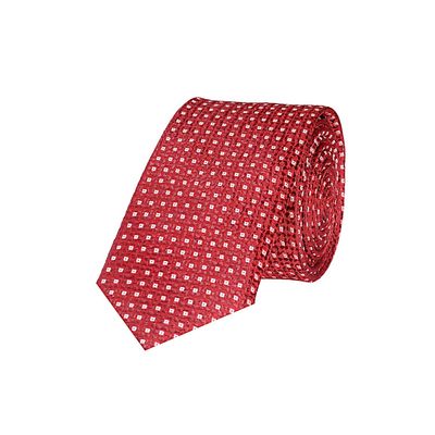 Tiekart men red skinny slim tie