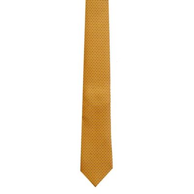 Tiekart men yellow   skinny slim tie