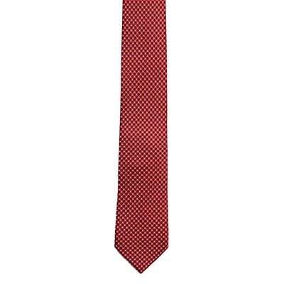 Tiekart men red skinny slim tie