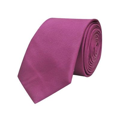 Tiekart men purple plain solids skinny slim tie