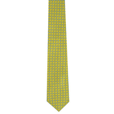 Tiekart men yellow paisely silk tie