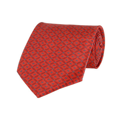 Tiekart men red paisely silk tie