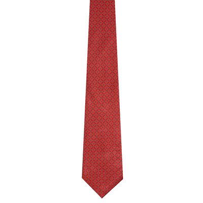 Tiekart men red paisely silk tie