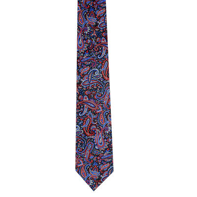 Tiekart men multi paisely silk tie