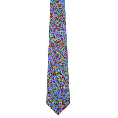 Tiekart men multi paisely silk tie