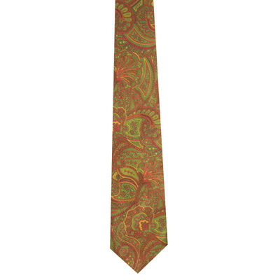 Tiekart men multi paisely silk tie