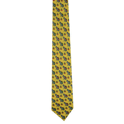 Tiekart men yellow silk tie