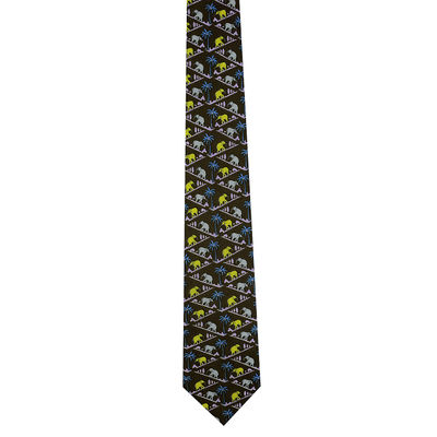 Tiekart men multi ethnic silk tie