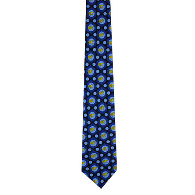 Tiekart men blue ethnic silk tie