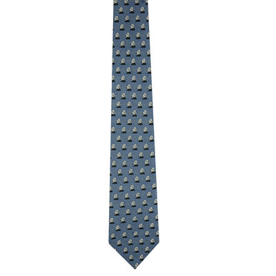 Tiekart men blue ethnic silk tie