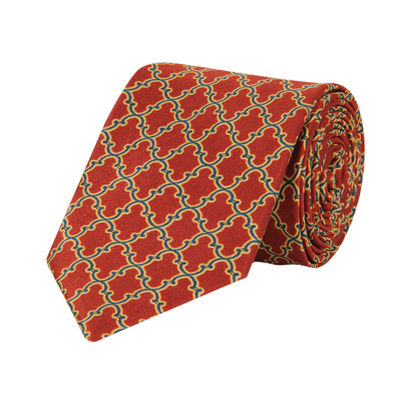 Silk men tie-Playful