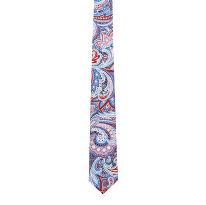 Silk Tie -Blue (Multi) Floral/paisley silk ties for men