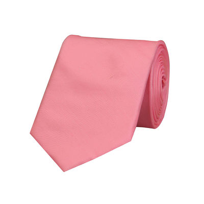 Rose Pink Classic Silk Plain Solid Necktie for men