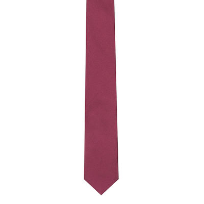 Magenta Classic Silk Plain Solid Necktie for men