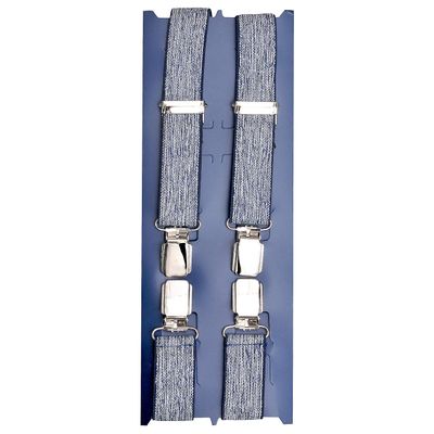 Tiekart men blue suspenders