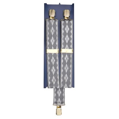 Tiekart men grey suspenders