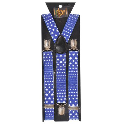 R P SUSPENDERS / PURE SILK / PURPLE SKULL AND CROSSBONES / HAND