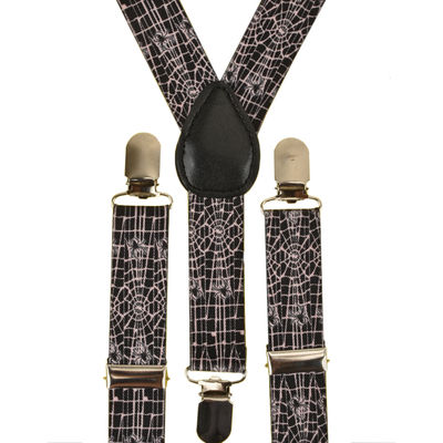 Tiekart kids black   funky suspenders