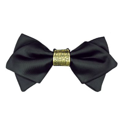 Tiekart men black   bow tie