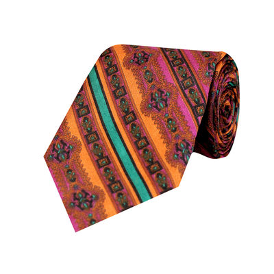 Multi Color Formal Cotton Printed Tie for Men