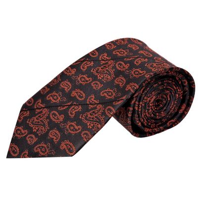 Tiekart men black paisley  tie