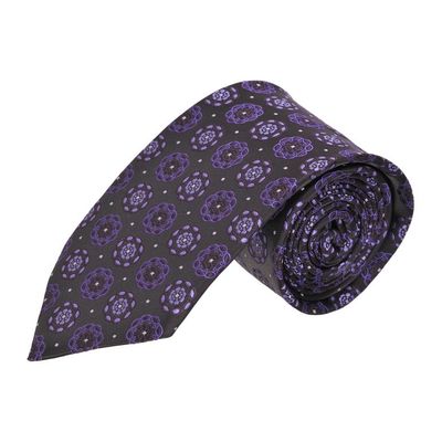 Tiekart men black floral tie