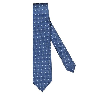 Tiekart men blue polka dot  tie