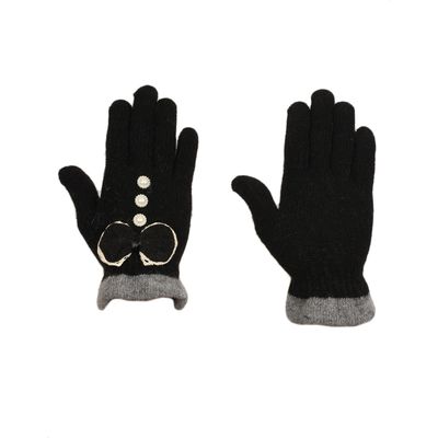 Tiekart women monochrome  woollen gloves