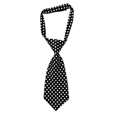 Tiekart women black & white polka dot tie
