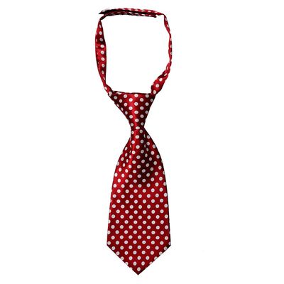 Tiekart women red & white polka dot tie