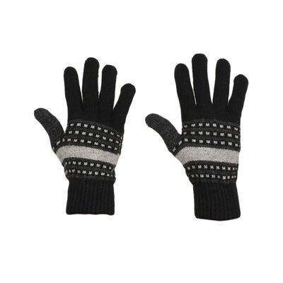 Tiekart men multi  woollen gloves