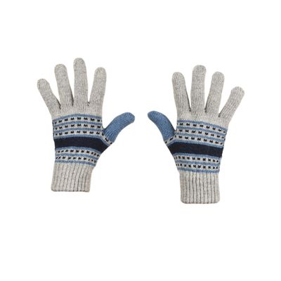 Tiekart men multi  woollen gloves