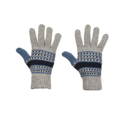 Tiekart men multi  woollen gloves