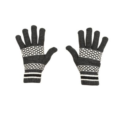 Tiekart men grey woollen gloves