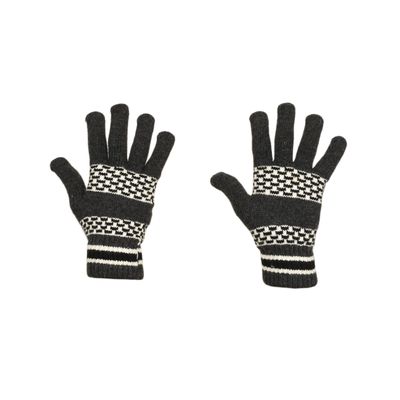 Tiekart men grey woollen gloves