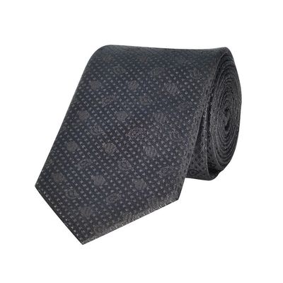 Woven silk-Formality-steel grey