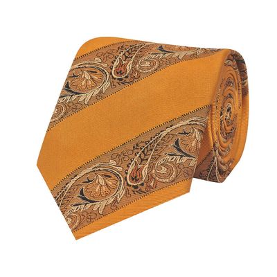 Tiekart men multi floral woven silk tie