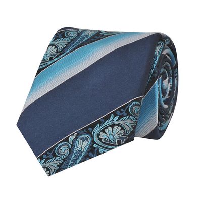 Tiekart men multi floral woven silk tie